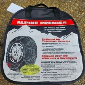 Alpine Premier Snow Car Tire Chains - Designed for Passenger Vehicles